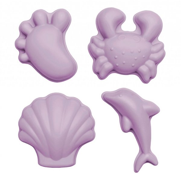 Sandformar - Scrunch - Lavendel - 4-pack