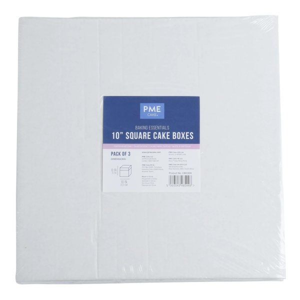Tårtkartong - 25 x 25 x 15 cm - 3-pack - PME Tårtkartong - 25 x 25 x 15 cm - 3-pack - PME