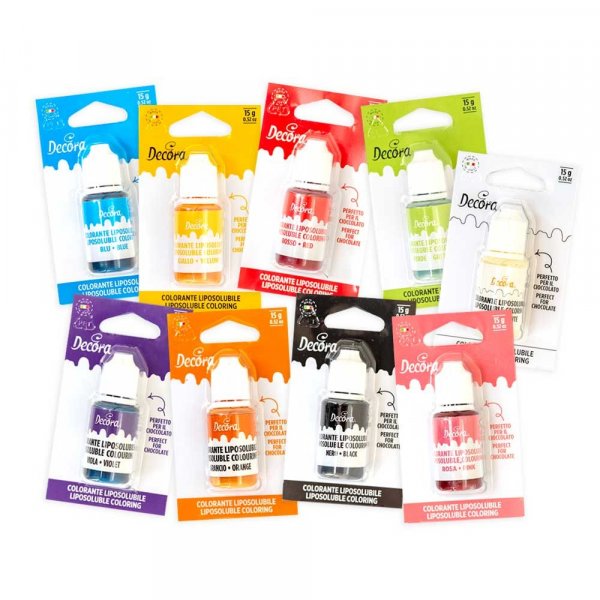 Flytande frg - Gul - 15 g - Decora