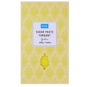 Sugarpaste/Sockerpasta Premium - Gul -  PME - 250 g Sugarpaste/Sockerpasta Premium - Gul -  PME - 250 g