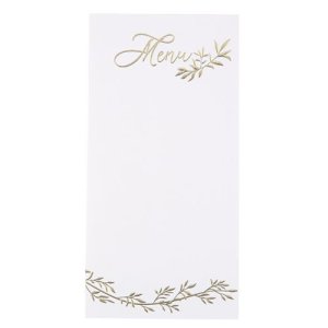Menykort - Blommor - 10-pack