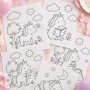 Målarblad - Unicorn/Enhörning - 8 motiv - A4 Målarblad - Unicorn/Enhörning - 8 motiv - A4