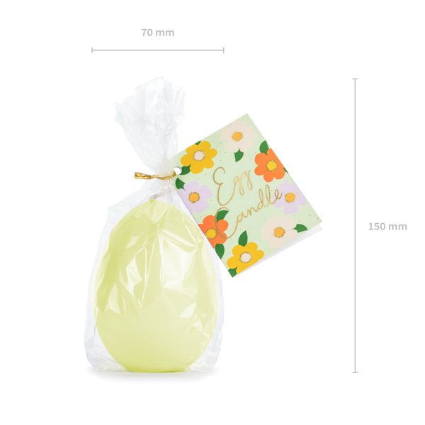 Ljus - Ägg - 10 cm - Ljusgul Ljus - Ägg - 10 cm - Ljusgul