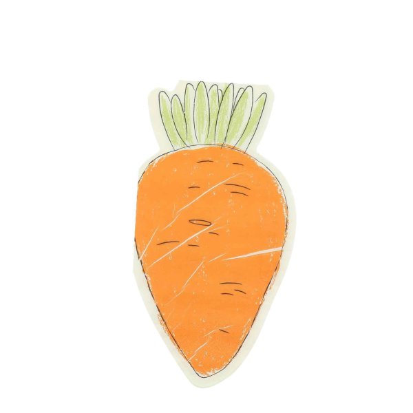Servetter Morot - Orange - 20-pack