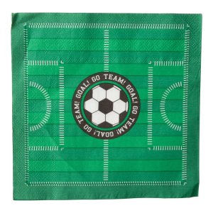Servetter - Fotboll - Fotbollsplan - 16-pack