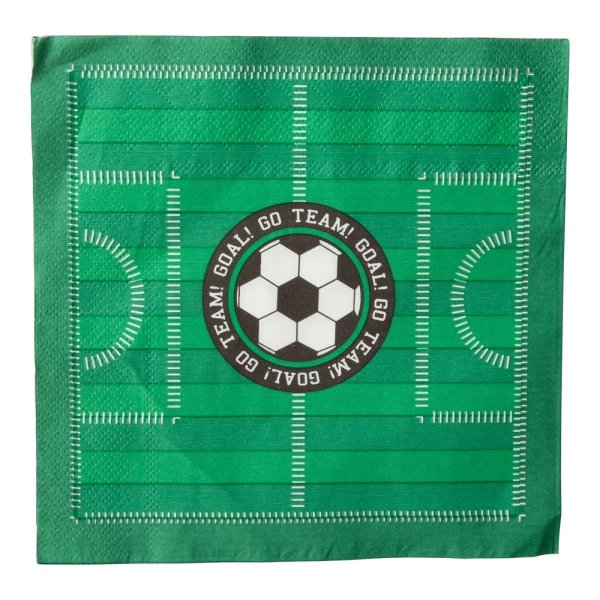 Servetter - Fotboll - Fotbollsplan - 16-pack Servetter - Fotboll - Fotbollsplan - 16-pack