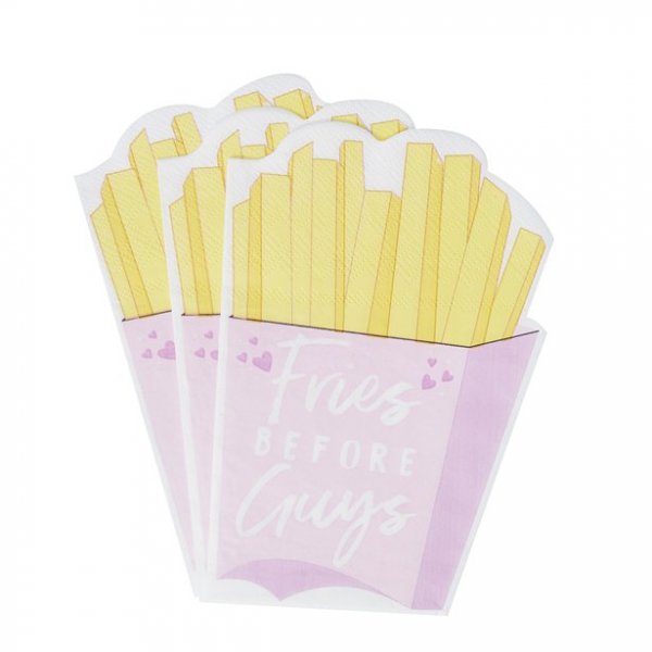 Servetter - Fries before guys - 16-pack Servetter - Fries before guys - 16-pack