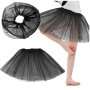 Tyllkjol tutu svart barn 29 cm - Maskeraddr�kt