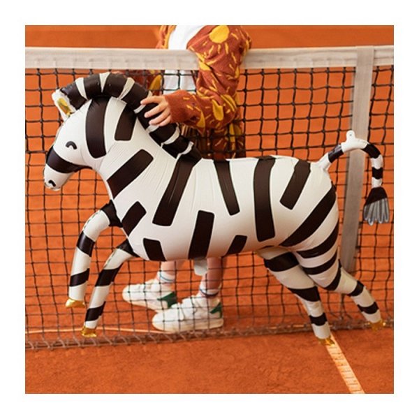 Folieballong Zebra