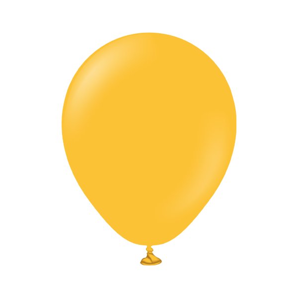 Ballonger enf�rgade - Premium 45 cm - Amber - 5-pack