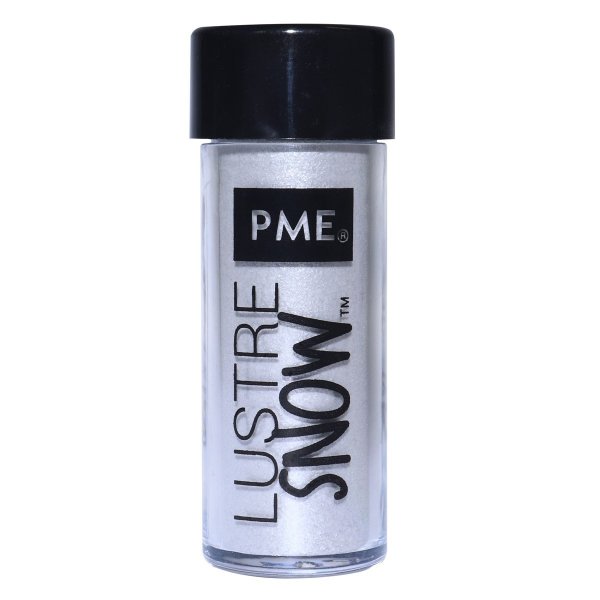 Ätbart glitter - Pearl - Edible Lustre Snow - PME - 10 g Ätbart glitter - Pearl - Edible Lustre Snow - PME - 10 g