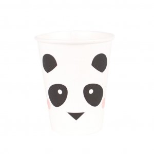 Pappmuggar - Mini Panda - 8-pack Pappmuggar - Mini Panda - 8-pack