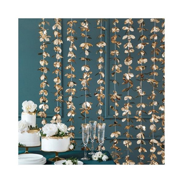 Backdrop, Draperi Guldblommor