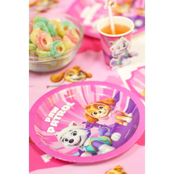 Papptallrikar - Paw Patrol - Rosa - 23 cm - 8 st Papptallrikar - Paw Patrol - Rosa - 23 cm - 8 st