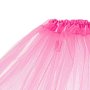 Tyllkjol Tutu 3-lagers Rosa - Maskeradkostym