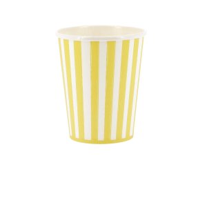 Pappmuggar - Gul - 6-pack