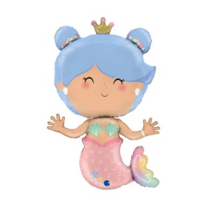 Folieballong - Mermaid 83 cm