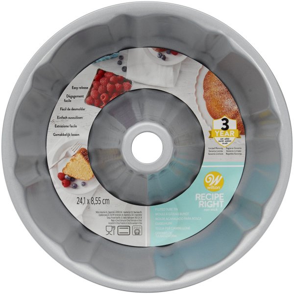 Sockerkaksform - Räfflat mönster - Ø24 cm - Wilton Sockerkaksform - Räfflat mönster - Ø24 cm - Wilton