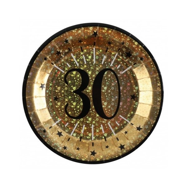 Papperstallrikar Sparkling 30 �r