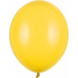 Miniballonger Pastell - Premium 12 cm - Honungsgul - 10-pack
