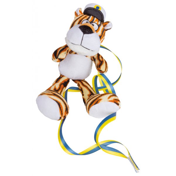 Studentdjur - Tiger - Blå/Gul - 30 cm Studentdjur - Tiger - Blå/Gul - 30 cm