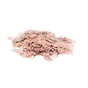 Konfetti 80 - Ros�guld - 1 cm