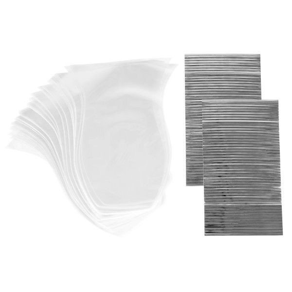 Cellofanpåsar - 11 x 18 cm - Tulpanformade - 100-pack - Wilton Cellofanpåsar - 11 x 18 cm - Tulpanformade - 100-pack - Wilton