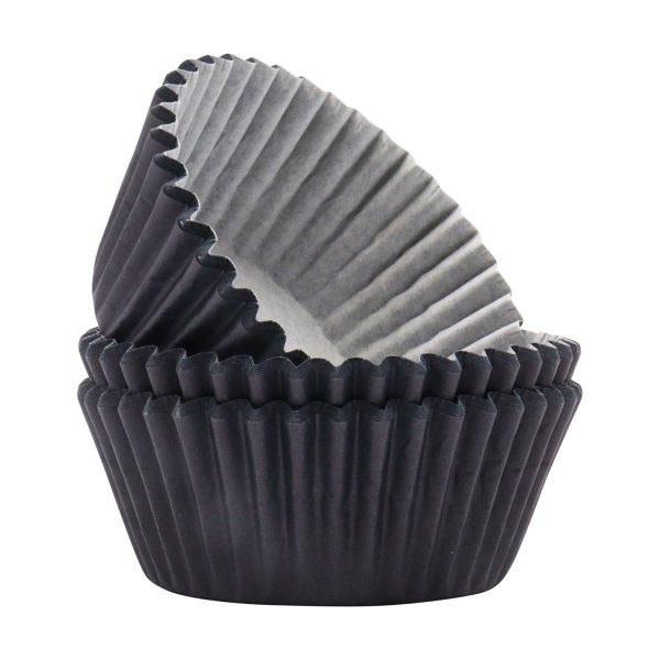 Minimuffinsformar - PME - Svarta - 60-pack