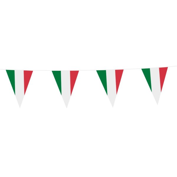 Flaggirlang - Italien - 20x30 cm flaggor - 10 m Flaggirlang - Italien - 20x30 cm flaggor - 10 m
