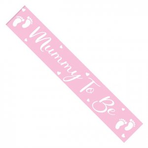 Sash - Mummy to be - Ljusrosa/Vit
