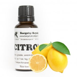 Arom - Borgeby kryddgård - Citron - 25 ml Arom - Borgeby kryddgård - Citron - 25 ml