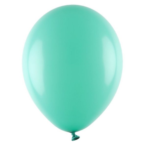 10-pack Mintgr�n Metallic Standardballonger