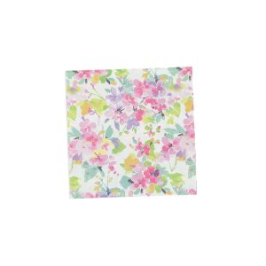 Kaffeservetter - F�rgglada blommor - 20-pack