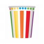 Pappersmuggar F�rgglada 8-pack