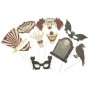 Photobooth-kit - R�d - 10 delar