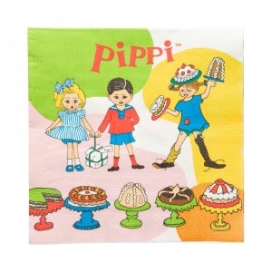 Servetter - Pippi Lngstrump - 16-pack