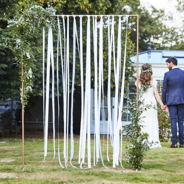 Bröllopsbåge - Stomme - Kopparfärgad Bröllopsbåge - Stomme - Kopparfärgad