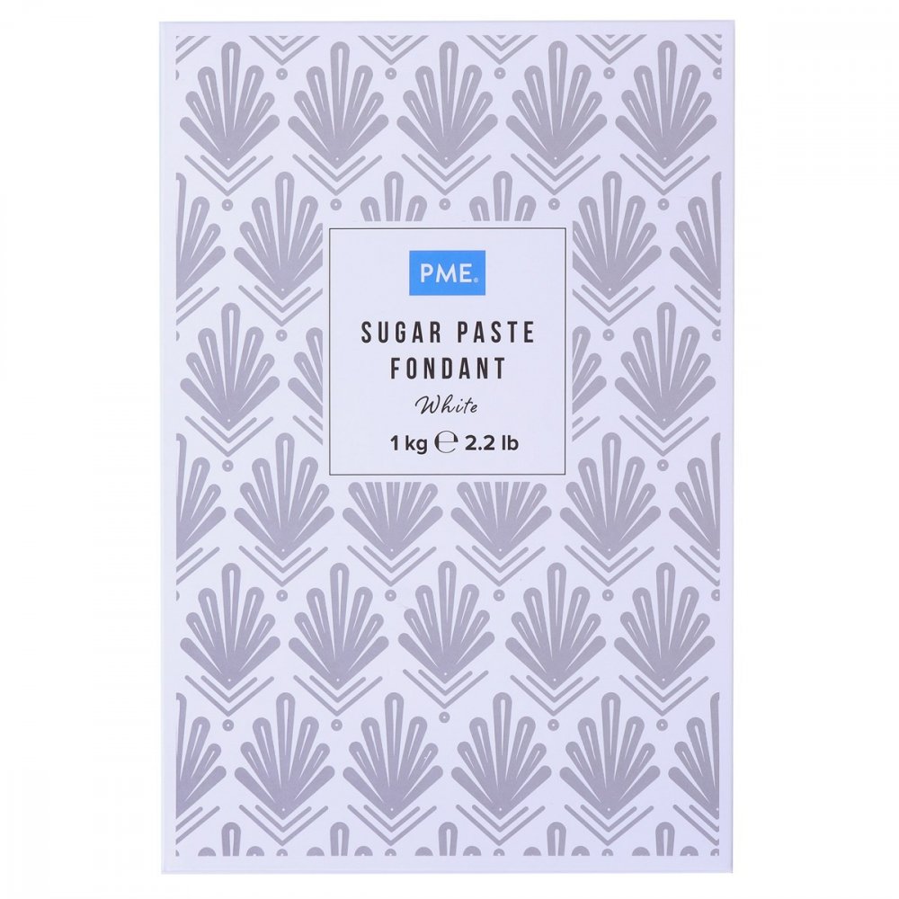 Sugarpaste/Sockerpasta Premium - Vit - PME - 1 kg - Enfärgad sugarpaste, Sugarpaste