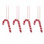 Julgranskulor - Sass & Belle - 4-pack - Polkagrisar
