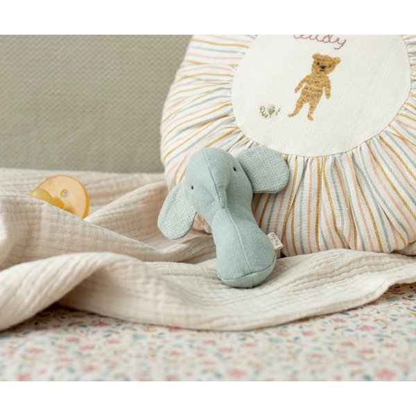 Skallra - Elefant \\\"Lullaby Friends\\\" - Maileg - Dusty Light Blue Skallra - Elefant \\\"Lullaby Friends\\\" - Maileg - Dusty Light Blue