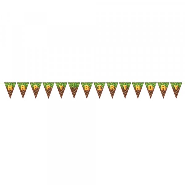 Flaggbanner - Gaming Pixel - 3 m