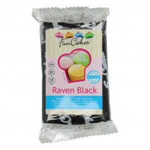 Sugarpaste - Raven Black - 250 gram