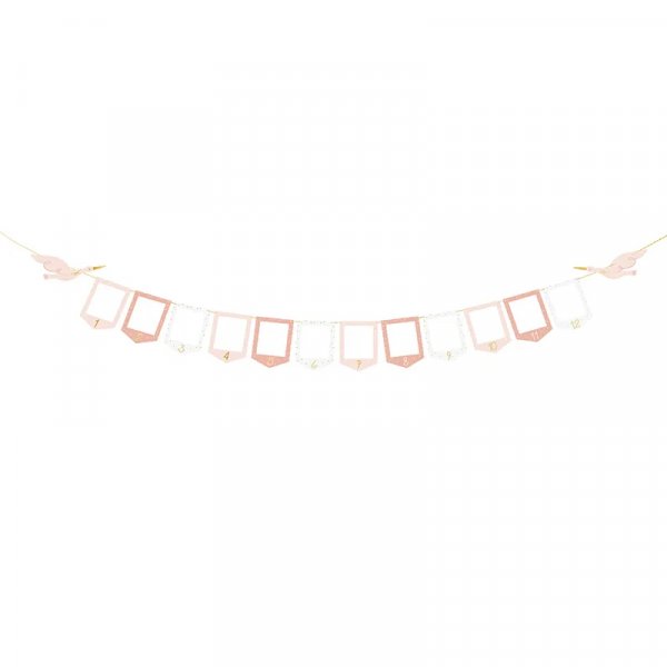 Fotogirlang - Stork - Rosa/Guld Fotogirlang - Stork - Rosa/Guld