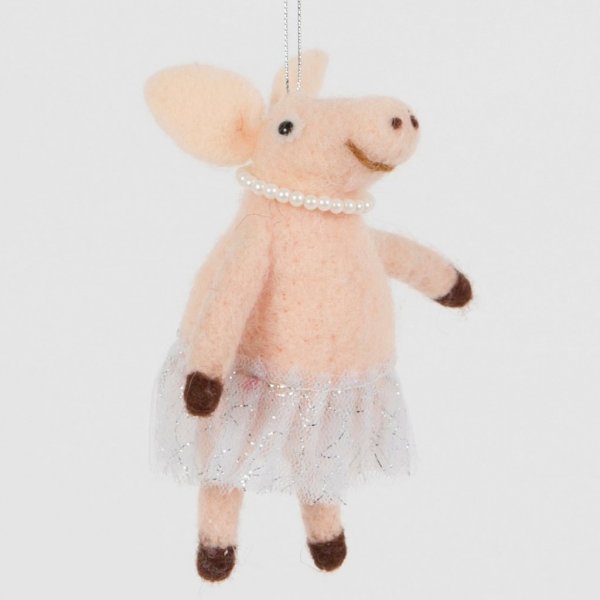 Julgranskula - Sass & Belle - Filt - Ballerina Pig Julgranskula - Sass & Belle - Filt - Ballerina Pig