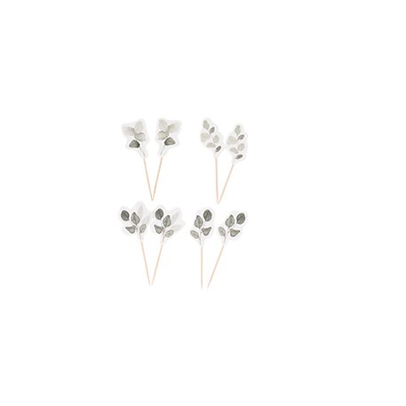 Dekorationspinnar - Blommor - 8-pack Dekorationspinnar - Blommor - 8-pack