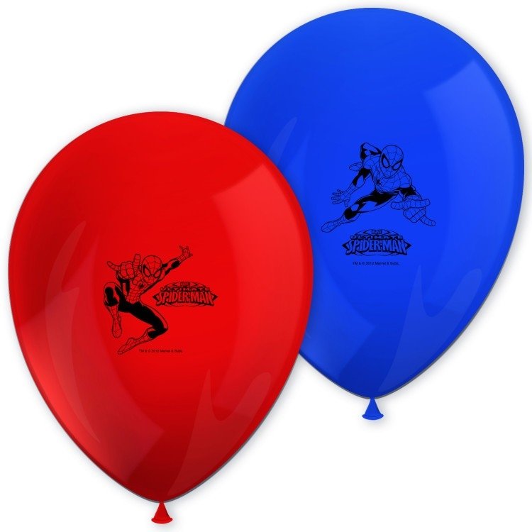 Spindelmannen Ballonger - 8 st - Fyndhörnan