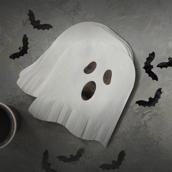 Servetter - Ghost - Fright Night - 16-pack