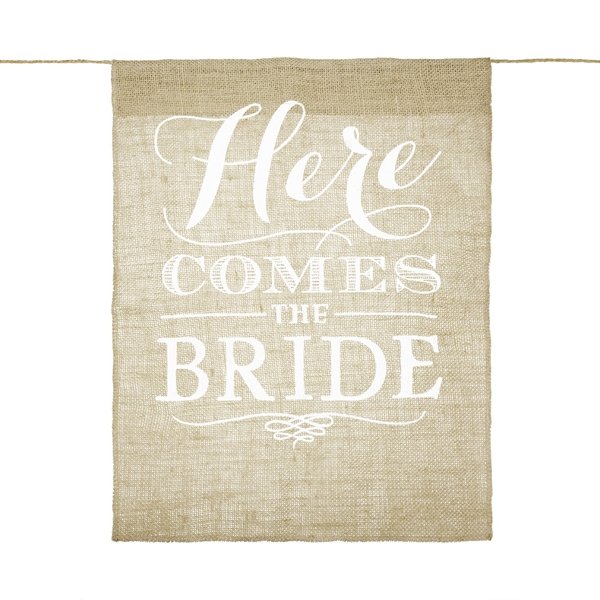 Juteflagga - Here comes the bride Juteflagga - Here comes the bride