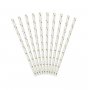 Papperssugr�r med stj�rnor, guld, 10-pack