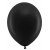 Pastellballonger - Standard 30 cm - Svart - 10-pack